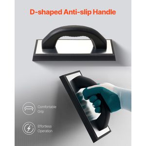 Attrezzo Professionale per Stuccatura Piastrelle in Gomma, Facile da Usare, con Impugnatura Antiscivolo, Connettore Leggero in Alluminio e Piastra Posteriore in PU per Muratura - Product Image 6