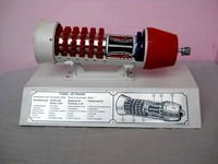 TURBINE à gaz g, moteur à turbocompresseur, avec buse d'hélice, avec un compresseur rotatif en amont