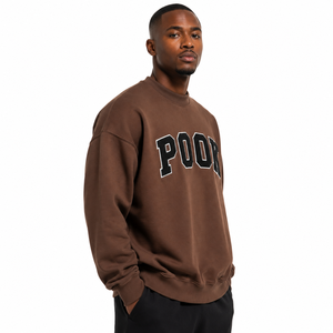 Sweat-shirt à col montant pour homme avec broderie personnalisée en twill, 100% coton, sweat-shirt à col montant pour fraternité - Product Image 1