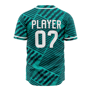 เสื้อเบสบอลซอฟต์บอลแบบสั่งทำขายส่ง ปักลายทั้งตัว ชุดทีมระบายอากาศได้ดี ชุดกีฬา - Product Image 6