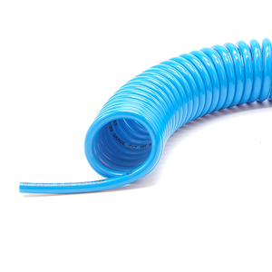 ท่ออากาศโพลียูรีเทนแบบขด Ascent India PU Spiral Air Tube ขนาดเส้นผ่านศูนย์กลางภายใน 5 มม. x เส้นผ่านศูนย์กลางภายนอก 8 มม. ความยาว 10 ม. สีฟ้า - Product Image 1
