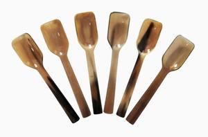 Handcrafted Buffalo Horn Cutlery Set with Integrated Horn Handle Mirror Polish (68 Inches) Eco-Friendly for Dining & Serving - Product Image 2