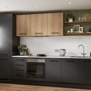 JY Vietnam Moderne Style Européen Grande Armoire de Cuisine en Marbre Personnalisé Modulaire Shaker Écologique Charnière Rangement Optimal - Product Image 2