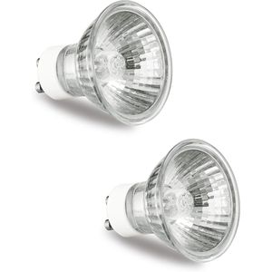 Lampadina Alogena GU10 120V 50W, Luce Bianca Calda Dimmerabile 2700K, Lampada Scaldacandele con Copertura in Vetro MR16 per Arredamento Casa - Product Image 1