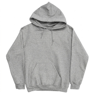 Puff Logo 350gsm Lined Long Spring <b>Hoodie</b> Regular Fit Windproof Custom Eco Friendly Recycled Fleece Unisex Men - Product Image 6