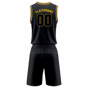 Nuevo diseño de uniforme de baloncesto personalizado en color, conjunto 100% poliéster, ropa deportiva estampada, uniforme de baloncesto - Product Image 3