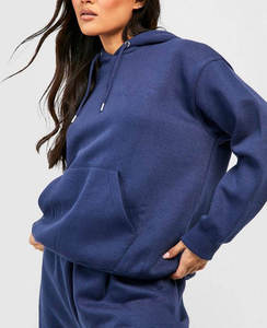 Conjunto de Sudadera con Capucha Oversize para Mujer y Pantalones Jogger con Bolsillos Tipo Canguro, Ropa Casual para Estar en Casa - Product Image 4