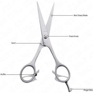 Ciseaux de barbier personnalisés de qualité supérieure, 6 pouces, en acier inoxydable, avec lames ultra-affûtées - Product Image 3