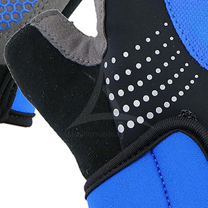 Breathable Polyester & Nylon Polyurethane Coated Cycling Racing Gloves Full Finger Pull on Closure Unisex Outdoor Riding Gloves - Product Image 3