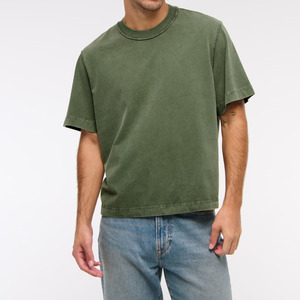 Camisetas Oversize de Corte Cuadrado para Hombre, 100% Algodón, 250 GSM, de Alta Calidad, con Logo Personalizado y Hombros Caídos - Product Image 2