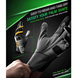 Gants de motocross en cuir sur mesure pour hommes, avec logo imprimé, pour le cyclisme et la vente en ligne 2026 - Product Image 5