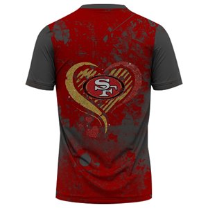 <b>Men</b> <b>Navy</b> <b>Blue</b> Custom Sublimation Sportswear Player <b>T</b>-<b>Shirt</b> with Team Logo Short Sleeve Breathable Team Jersey - Product Image 5