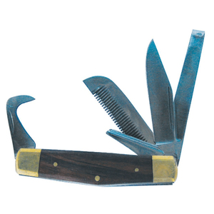 Kit de Herramientas Veterinarias Profesionales Todo en Uno, Cuchillo para Pezuñas Multiusos, Pico para Pezuñas, Peine, Instrumento de Transporte 5 en 1 para Mascotas - Product Image 5