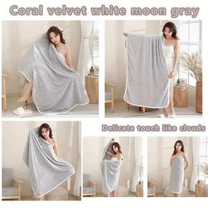 Toalla de baño de fibra ultrafina ultrasuave, superabsorbente de secado rápido para uso diario de adultos, diseño texturizado de gofres de 4/1 pieza - Product Image 2