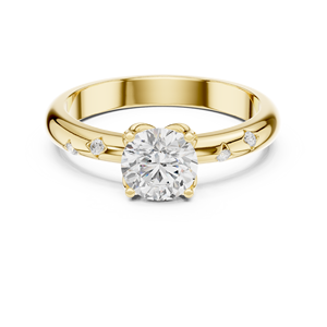 Heartlace Jewels Bague de mariage pour femme 14K avec grosse pierre de diamant Collection de bagues en diamant élégantes - Product Image 3