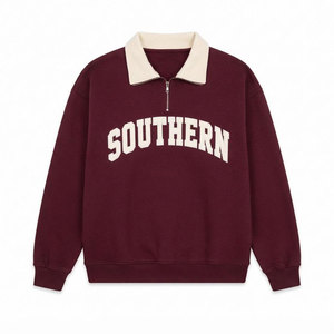 เสื้อสเวตเชิ้ตผ้าฟลีซสีเหลืองสำหรับผู้หญิง คอปกพับ แขนยาว ใส่สบายๆ ในฤดูหนาว มีโลโก้ด้านหน้า เป็นมิตรกับสิ่งแวดล้อม สามารถปรับแต่งได้ ให้ความอบอุ่น - Product Image 2