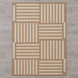 Alfombra de Yute Natural Tejida a Mano Personalizable, Rectangular, con Diseño Geométrico a Rayas, para Sala de Estar y Dormitorio, Venta al Por Mayor - Product Image 2