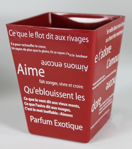 Pots à fleurs en plastique de forme carrée, pot coloré avec inscription ELF, pots à fleurs en 6 couleurs, modernes et élégants pour un cadeau, fête des mères - Product Image 5