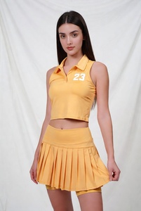 Hot Selling Solid Blank Activewear Women Skirts Customised Tennis and <b>Badminton</b> Uniform - Product Image 5