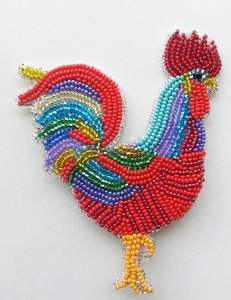 Broche tendance faite à la main avec perles pour femmes, style élégant à prix abordable - Product Image 3