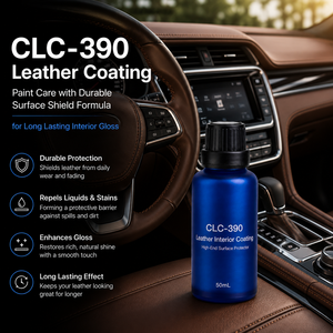 ECOWAY CLC-390 น้ำยาเคลือบภายในรถยนต์ชนิดหนัง 50 มล. พร้อมสารเคลือบเซรามิกทนทาน น้ำยาเคลือบสีหนังสำหรับรถยนต์ สำหรับผู้จำหน่ายผลิตภัณฑ์ดูแลรถยนต์ OEM - Product Image 3