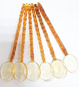 Cuchara de Vidrio de Borosilicato de Alta Calidad para Hostelería y Catering, Sostenible y Colorida, Venta al por Mayor - Product Image 2