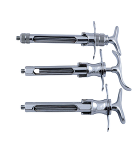Seringues dentaires manuelles auto-aspirantes en acier inoxydable allemand, instruments de laboratoire dentaire réutilisables, fournitures pour les cliniques et les professionnels - Product Image 6