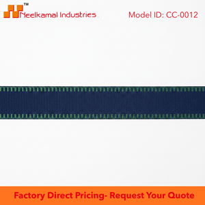 Ruban gros-grain plissé bleu marine et vert de 25 mm pour garniture d'uniforme, emballage cadeau, artisanat, couture et décoration – Fournisseur Fabricant - Product Image 6