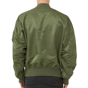 ซัพพลายเออร์เสื้อผ้าสตรีทแวร์สั่งซื้อจำนวนน้อย เสื้อแจ็คเก็ตกันลมน้ำหนักเบาแบบเรียบง่ายสำหรับผู้ชาย เสื้อโค้ทบอมเบอร์สไตล์นักบิน - Product Image 6