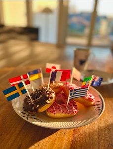 Custom Toothpick <b>Flag</b> Food Decoration Mini <b>Flag</b> for Events Promotion Wooden Stick with Heat Transfer Dye Sublimation Printing - Product Image 2