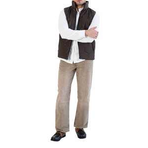 Mens Quilted Puffer Vest Winter Warm Sleeveless Jacket Lightweight Body <b>Warmer</b> Casual Outdoor Vest - Product Image 6