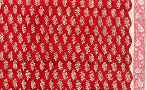 Proveedor de Tela de Algodón Hecha a Mano en India, Tela Sanganeri de Jaipur con Estampado a Bloque, Material en Crudo para Vestidos, Pedidos al Por Mayor - Product Image 2