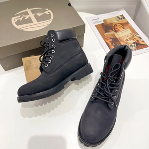 Botas de Diseñador de Lujo en Cuero Genuino de Alta Calidad, Botines Casuales con Cordones, Botas de Desierto con Forro de Gamuza y Antideslizantes - Product Image 1