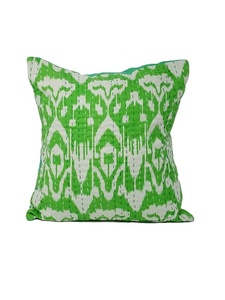 Indian 100% Cotton Traditional <b>Sofa</b> Cushion <b>Covers</b> Throw Decorative pillow <b>cover</b> Handmade kantha cushion <b>Covers</b> - Product Image 2