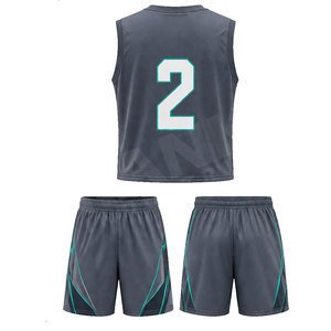 Trendy Design Basketball Uniforms Lightweight Long <b>Lasting</b> Made Customized Color Top Quality Basketball Uniforms - Product Image 2