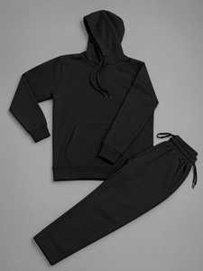 Chándal Deportivo Unisex de Primera Calidad en Felpa Sólida |   Conjunto de Sudadera con Capucha y Pantalones Deportivos |   Diseño 2 en 1 |   OEM/ODM Personalizado - Product Image 5