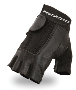 <b>Half</b> Finger Bike Gloves Shockproof Anti-<b>Slip</b> Bicycle Sports Cycling Gloves Breathable Unisex Nylon Fingerless Cycling Gloves - Product Image 1