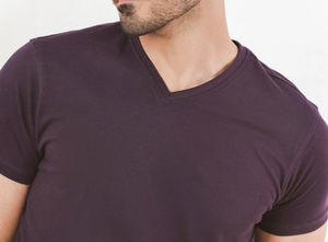 เสื้อยืดวิ่งลำลองผู้ชาย พิมพ์โลโก้ได้ตามต้องการ แห้งเร็ว ทรงเข้ารูป คอวี ผ้าฝ้ายถัก 100% ทรงโอเวอร์ไซส์ - Product Image 6