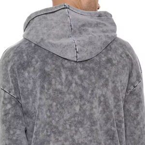 Ensemble décontracté homme : sweat à capuche et jogging coupe oversize, effet délavé minéral et vintage, survêtement deux pièces - Product Image 5