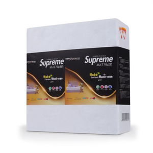 Supreme 72x36x4 Inch Queen Mattress Pad Pair Comfortable EPS + 1PF 4 Inch Topper Soft Microfiber Material for Home Hotel Use - Product Image 2
