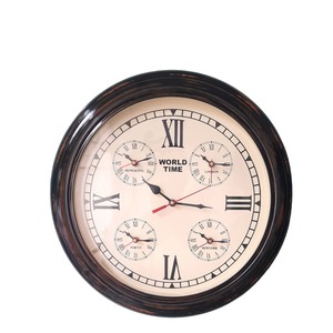 Horloge en métal décorative avec pieds, décoration de table, objet de décoration de bureau, forme ronde portable, horloge métallique, articles cadeaux originaux, logo personnalisé - Product Image 6