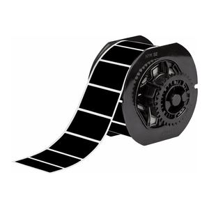 Étiquettes Brady B33 en PET noir mat durables pour l'identification des équipements et des câbles, adhésif permanent - Product Image 3