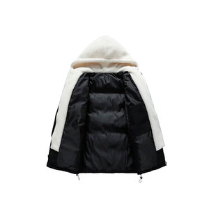 Meilleur prix hommes Vintage doudounes qualité Durable étiquette personnalisée toile col montant saison d'hiver fermeture à glissière - Product Image 4