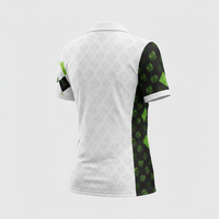 Camiseta de Pickleball para Mujer, Sublimada, de Secado Rápido, 100% Poliéster, con Diseño en Contraste, para Club o Equipo, OEM