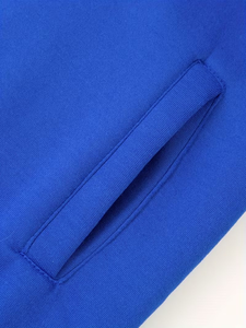 High Quality Premium Winter Season Plus Size Men's 100% Cotton Fleece Knitted Pocket Regular Fit Eco-Friendly Sporty Hoodies - Product Image 6