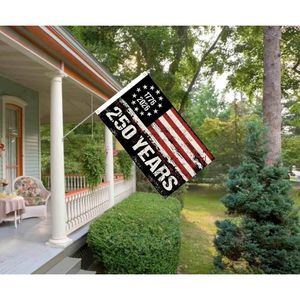 Drapeau du 250e anniversaire des États-Unis 3x5 pieds, motif patriotique, bannière murale pour le 250e anniversaire de l'Amérique, 1776-2026 - Product Image 6