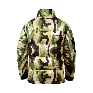 Men’s Plus Size Hooded Puffer <b>Jacket</b> Winter <b>Waterproof</b> Windproof Cotton <b>Padded</b> Zip-Up Wholesale - Product Image 4