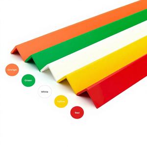 Protection d'angle en PVC en forme de L pour les bords des murs, design industriel, profil de protection durable pour les hôpitaux et les salles de bain - Product Image 1