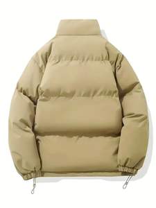 Blouson d'hiver pour homme, style streetwear, conception OEM, usage décontracté, prix bas, logo personnalisé sur le devant, blousons matelassés pour homme en vente - Product Image 5