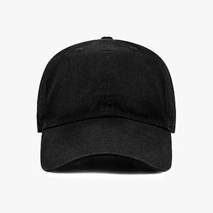 Gorra de Béisbol Negra de 6 Paneles, Ajustable, de Color Sólido, de Algodón, Unisex, Informal, para Adultos, para Usar en Primavera y Verano - Product Image 5